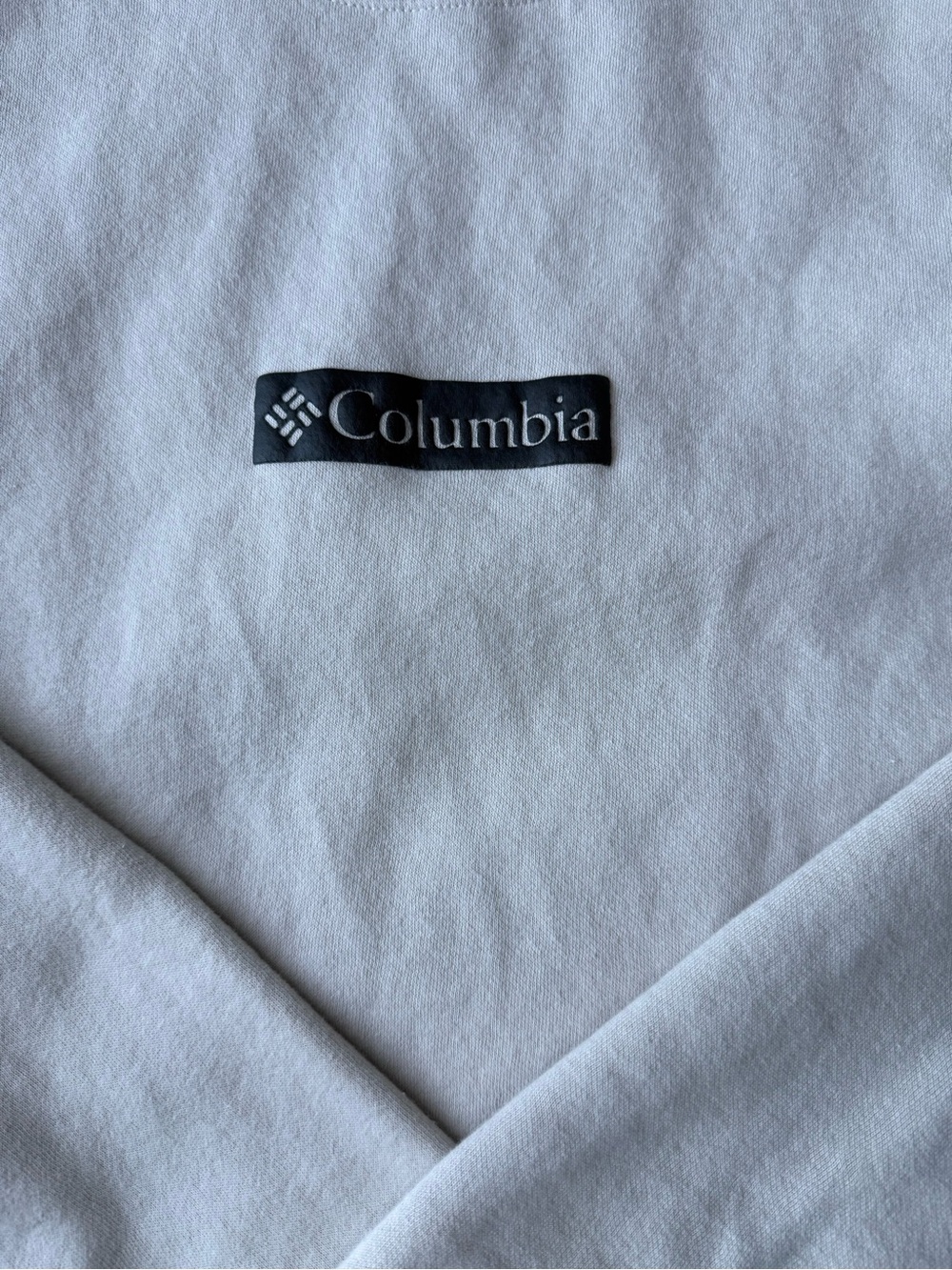 Columbia Men's Pullover Sweatshirt Trek Crew Sweatshirt Black Size - Picture 2 of 8